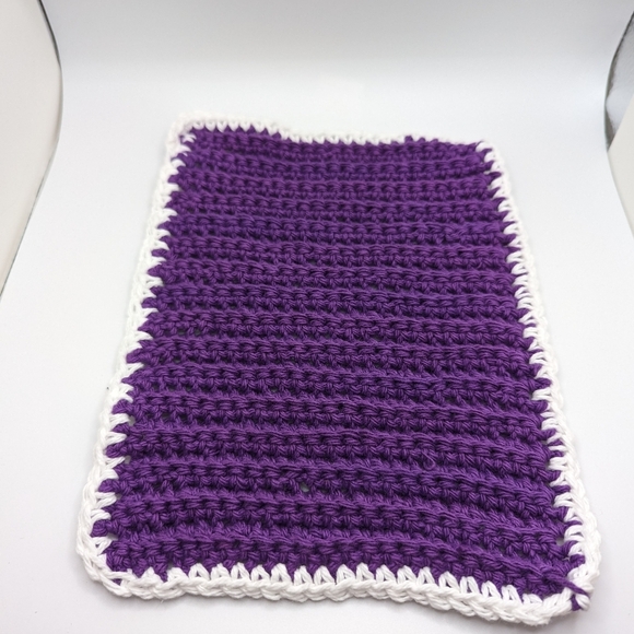 💞2/$20 HAND CRAFTED Crocheted All Purpse 100% Cottn Reusble Bath or Dish Cloths - Picture 8 of 11